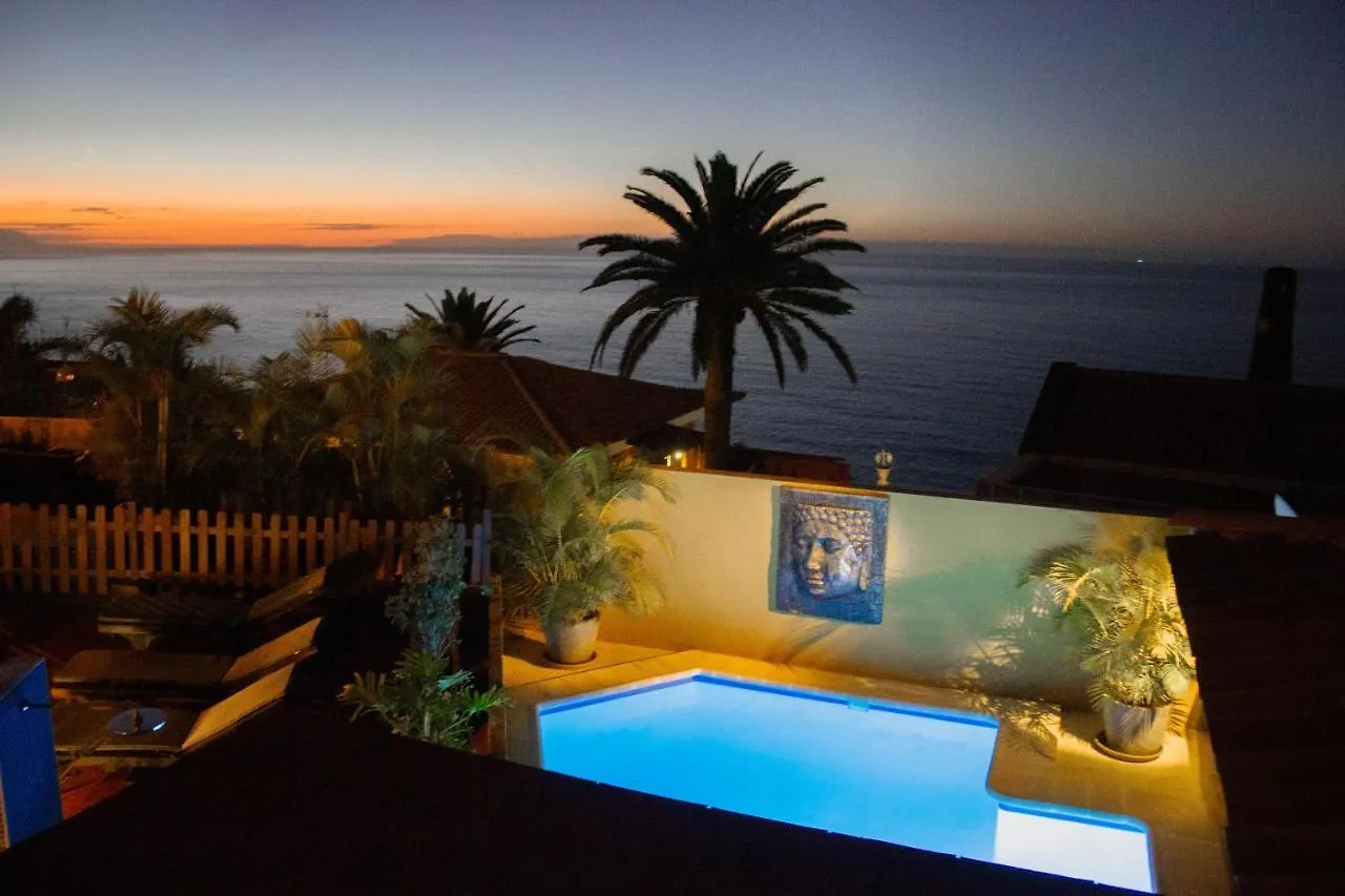 Villa Con Piscina Climatizada Y Vistas Al Mar Puntillo Del Sol Spanien