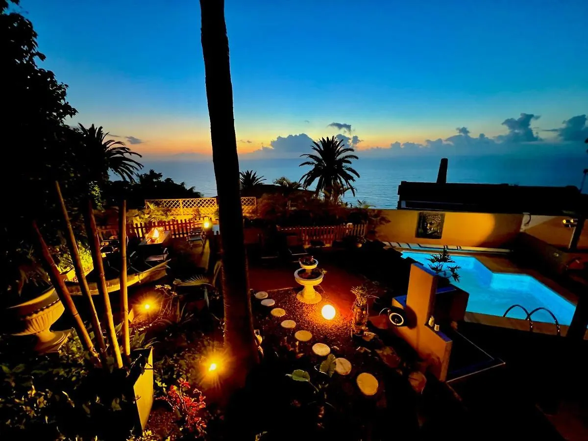 Villa Con Piscina Climatizada Y Vistas Al Mar Puntillo Del Sol Spanien